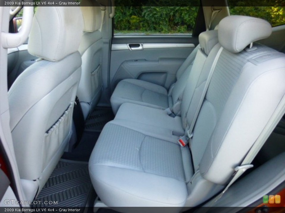 Gray Interior Rear Seat for the 2009 Kia Borrego LX V6 4x4 #86129247
