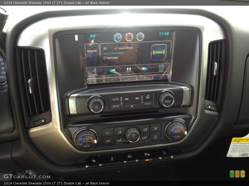 Jet Black Interior Controls for the 2014 Chevrolet Silverado 1500 LT Z71 Double Cab #86130587