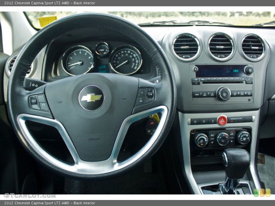 Black Interior Steering Wheel for the 2012 Chevrolet Captiva Sport LTZ AWD #86138523