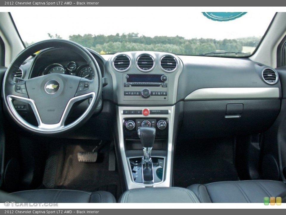 Black Interior Dashboard for the 2012 Chevrolet Captiva Sport LTZ AWD #86138547