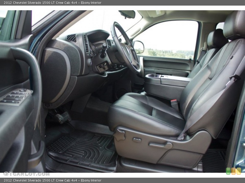 Ebony Interior Photo for the 2012 Chevrolet Silverado 1500 LT Crew Cab 4x4 #86139090