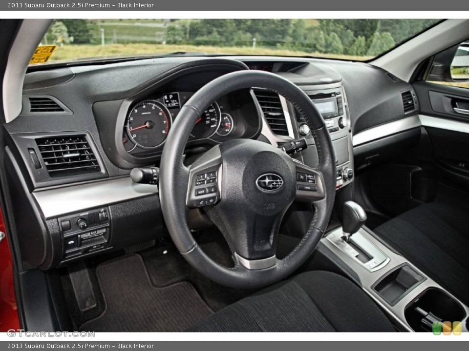 Black Interior Prime Interior for the 2013 Subaru Outback 2.5i Premium #86139840