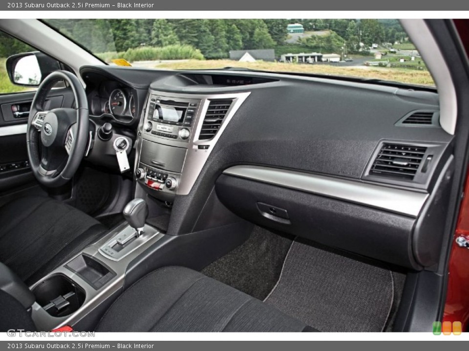 Black Interior Dashboard for the 2013 Subaru Outback 2.5i Premium #86139984