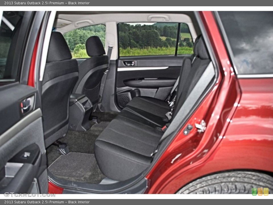 Black Interior Rear Seat for the 2013 Subaru Outback 2.5i Premium #86140029