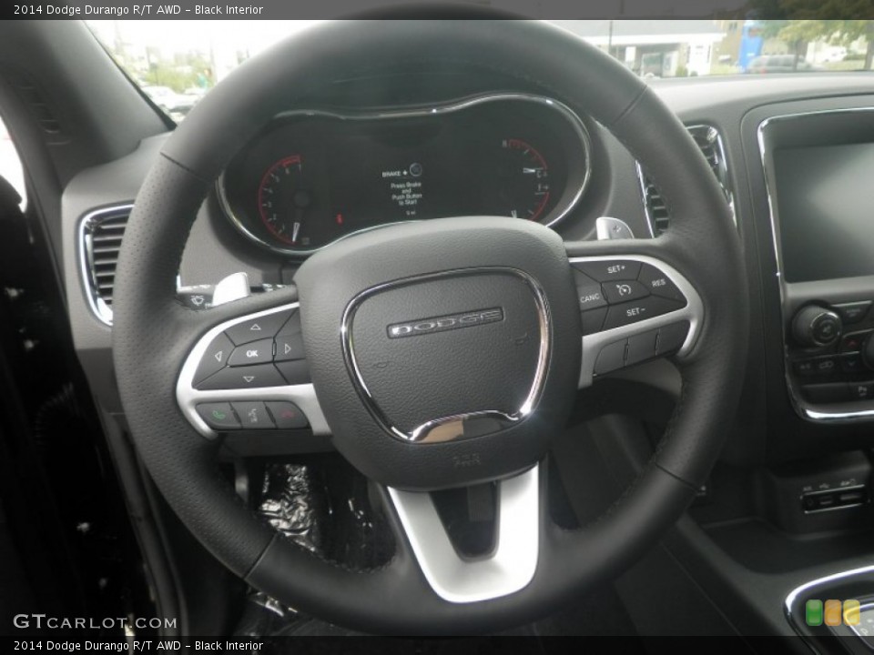Black Interior Steering Wheel for the 2014 Dodge Durango R/T AWD #86140725