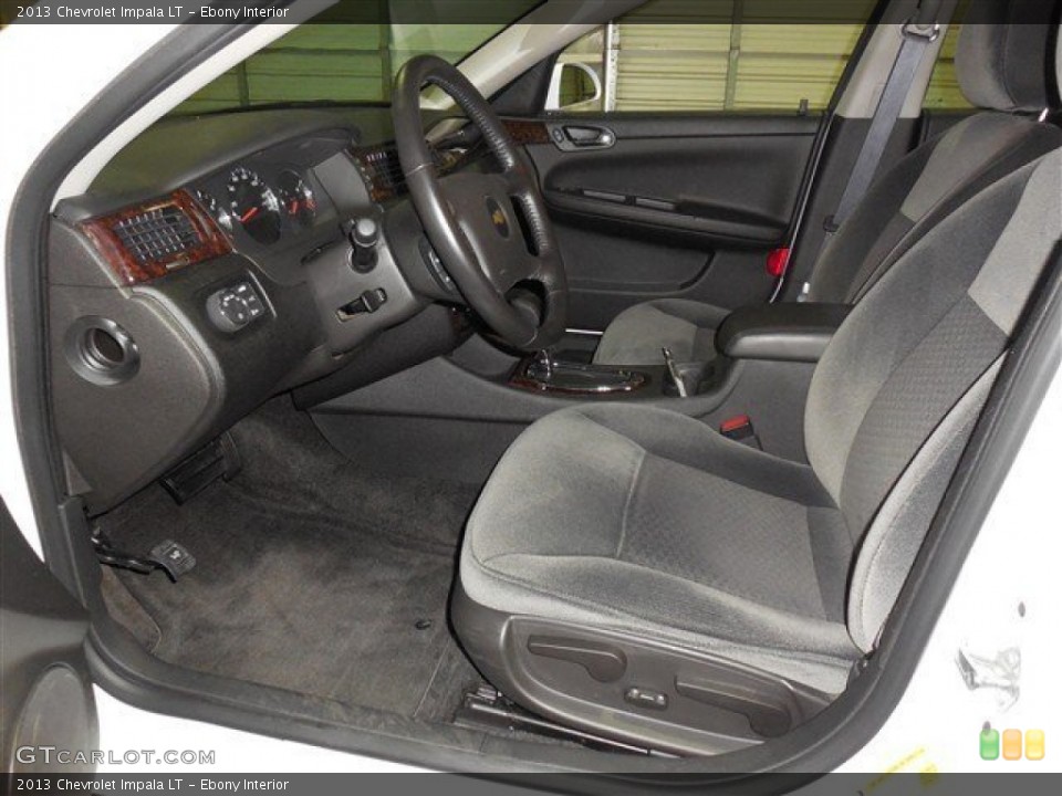 Ebony Interior Front Seat for the 2013 Chevrolet Impala LT #86140737