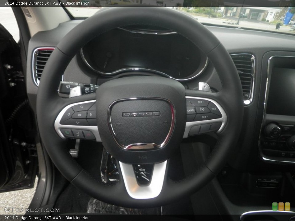 Black Interior Steering Wheel for the 2014 Dodge Durango SXT AWD #86140983