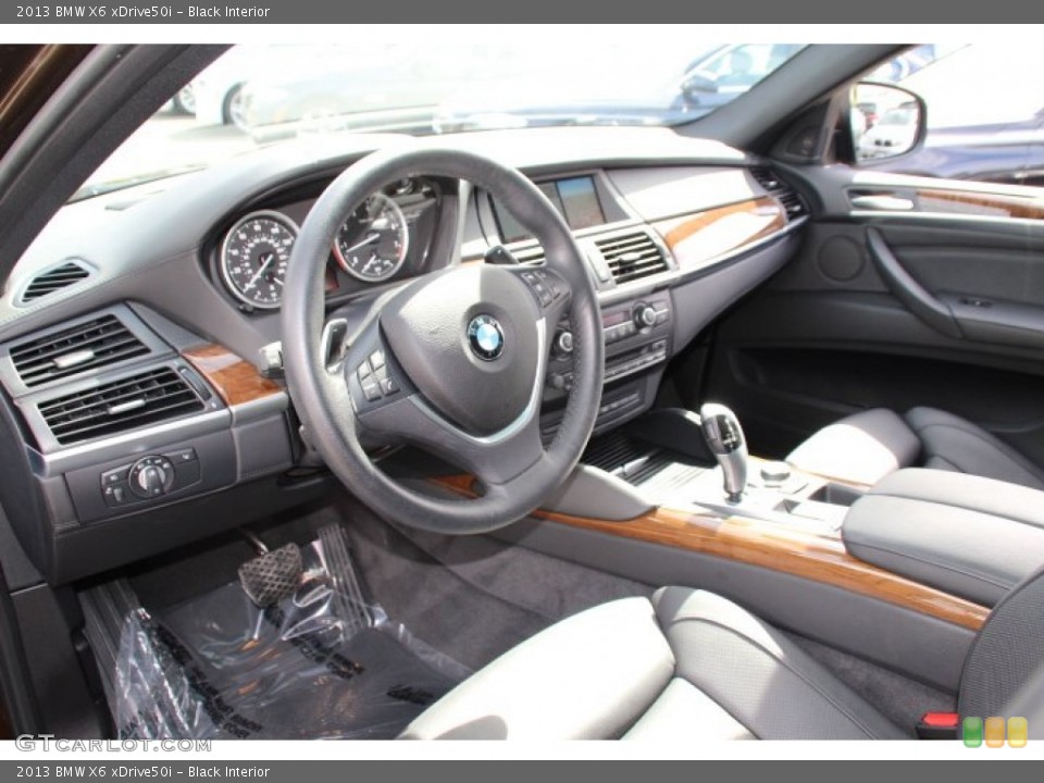 Black Interior Prime Interior for the 2013 BMW X6 xDrive50i #86142876