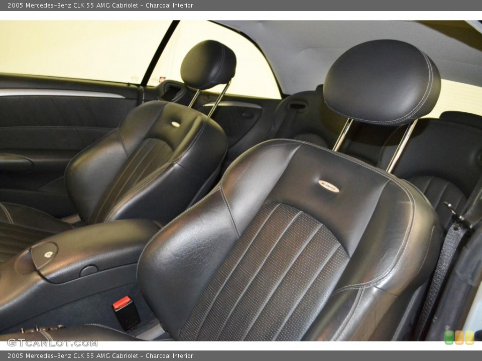 Charcoal Interior Photo for the 2005 Mercedes-Benz CLK 55 AMG Cabriolet #86142957
