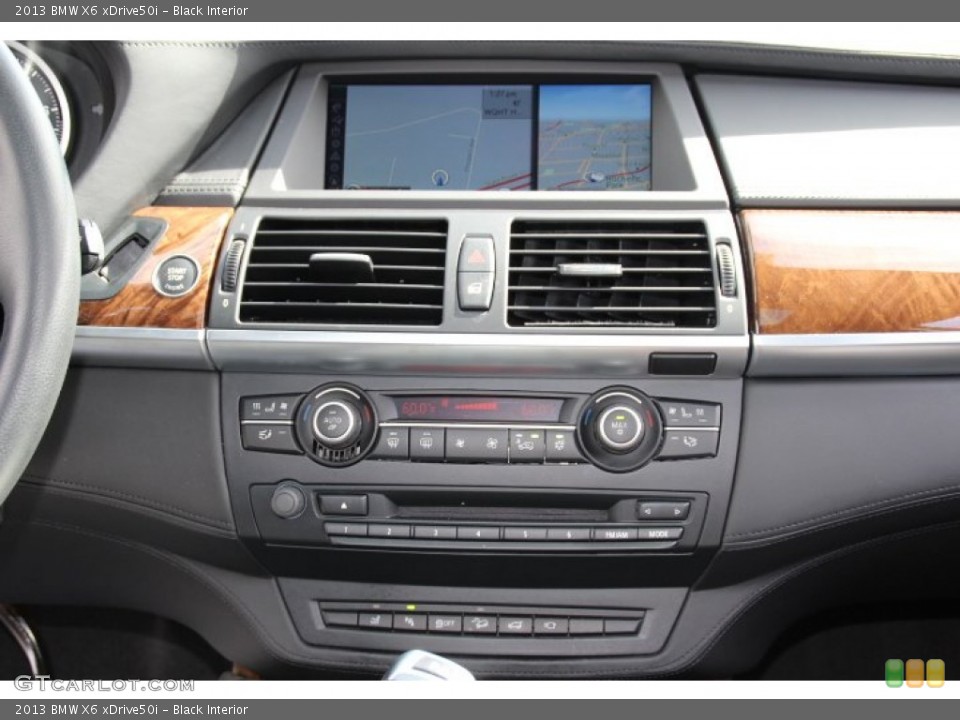 Black Interior Controls for the 2013 BMW X6 xDrive50i #86142969