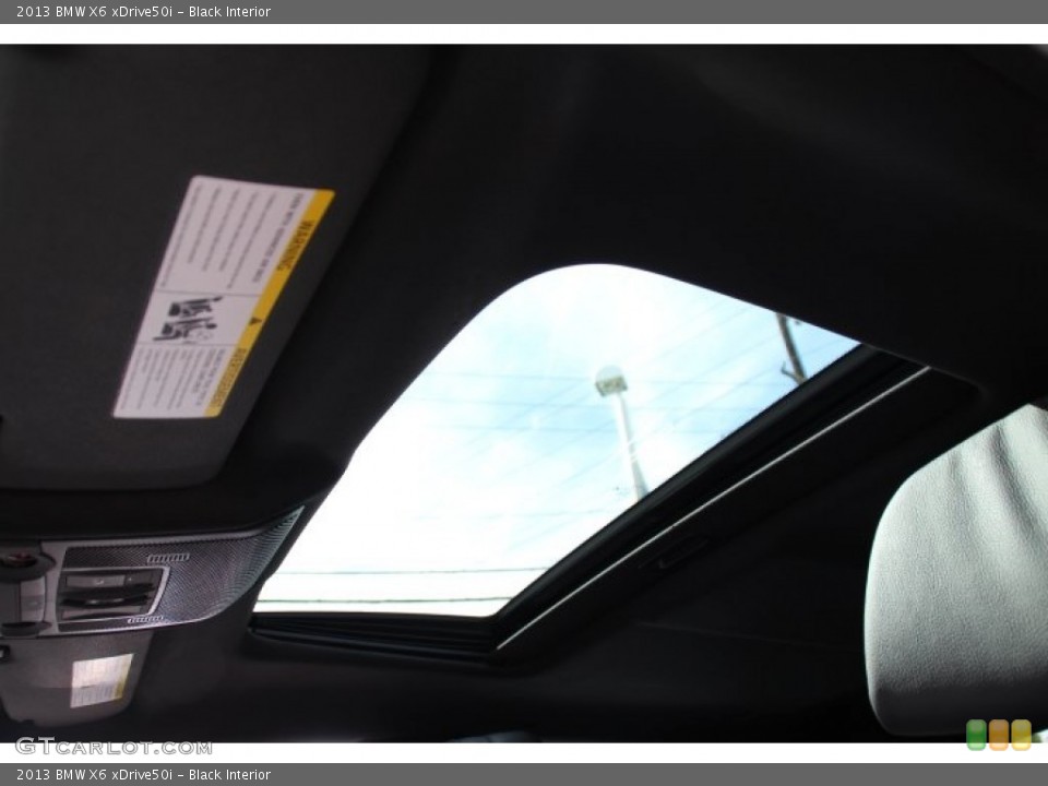 Black Interior Sunroof for the 2013 BMW X6 xDrive50i #86143104