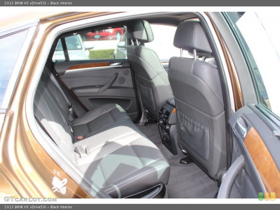 Black Interior Rear Seat for the 2013 BMW X6 xDrive50i #86143182