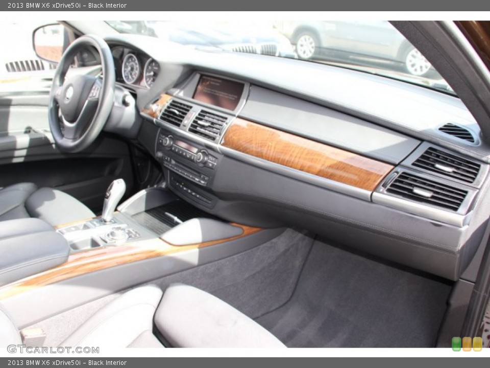 Black Interior Dashboard for the 2013 BMW X6 xDrive50i #86143240