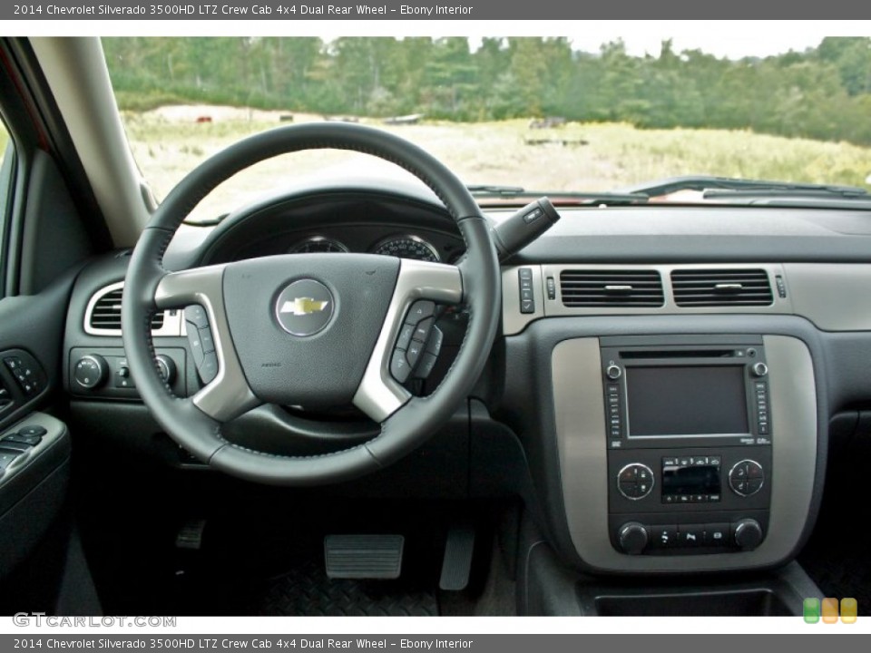 Ebony Interior Dashboard for the 2014 Chevrolet Silverado 3500HD LTZ Crew Cab 4x4 Dual Rear Wheel #86144364