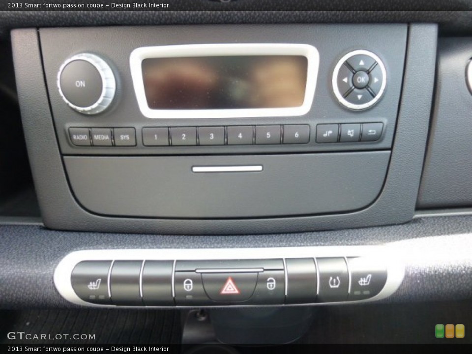 Design Black Interior Controls for the 2013 Smart fortwo passion coupe #86144467