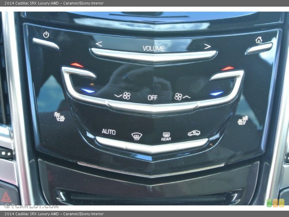 Caramel/Ebony Interior Controls for the 2014 Cadillac SRX Luxury AWD #86145231