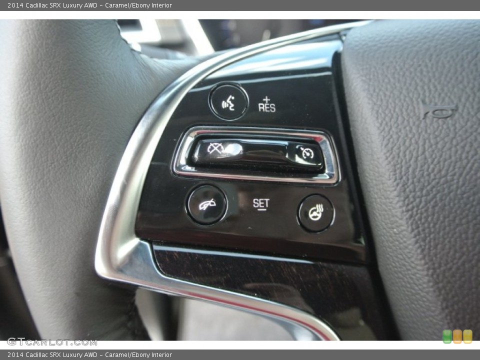 Caramel/Ebony Interior Controls for the 2014 Cadillac SRX Luxury AWD #86145318