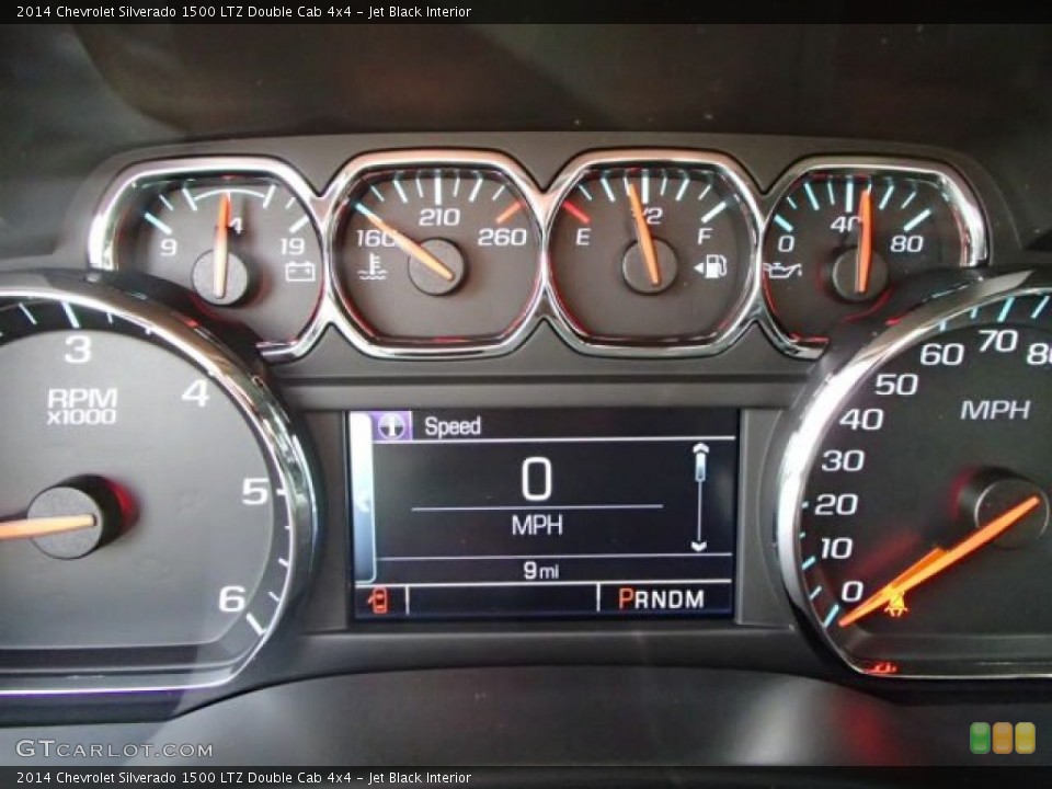 Jet Black Interior Gauges for the 2014 Chevrolet Silverado 1500 LTZ Double Cab 4x4 #86146488
