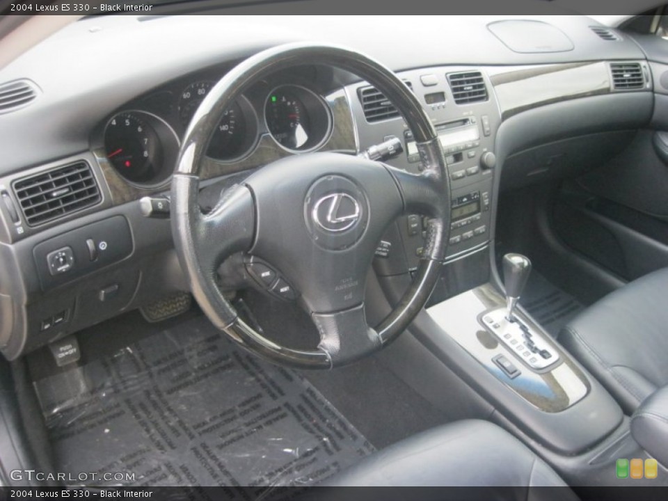 Black 2004 Lexus ES Interiors
