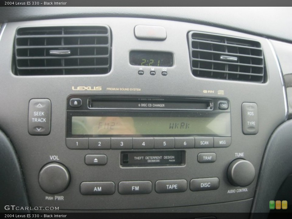 Black Interior Audio System for the 2004 Lexus ES 330 #86147715