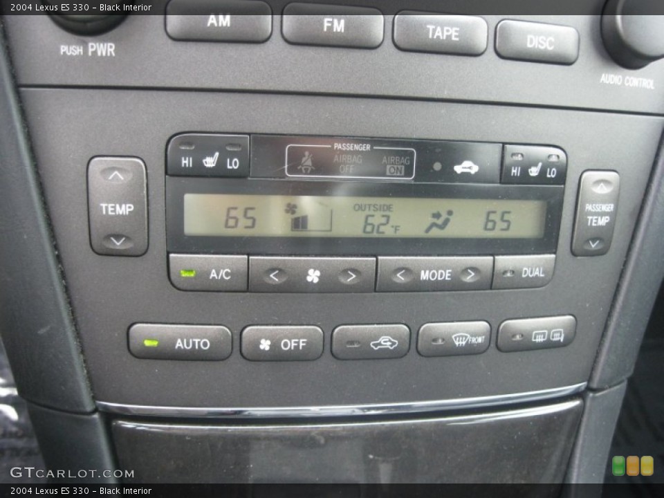 Black Interior Controls for the 2004 Lexus ES 330 #86147739