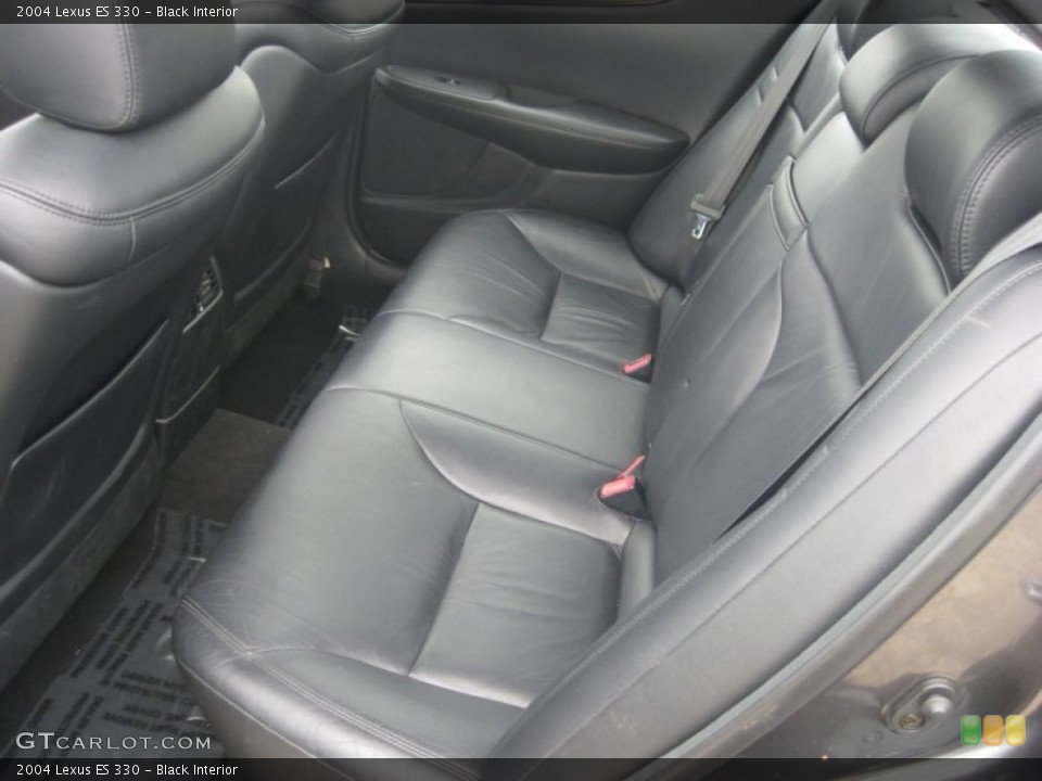 Black Interior Rear Seat for the 2004 Lexus ES 330 #86147847