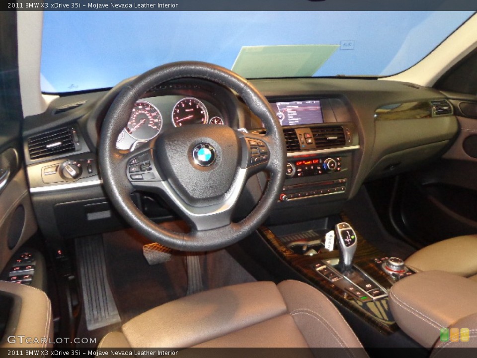 Mojave Nevada Leather 2011 BMW X3 Interiors