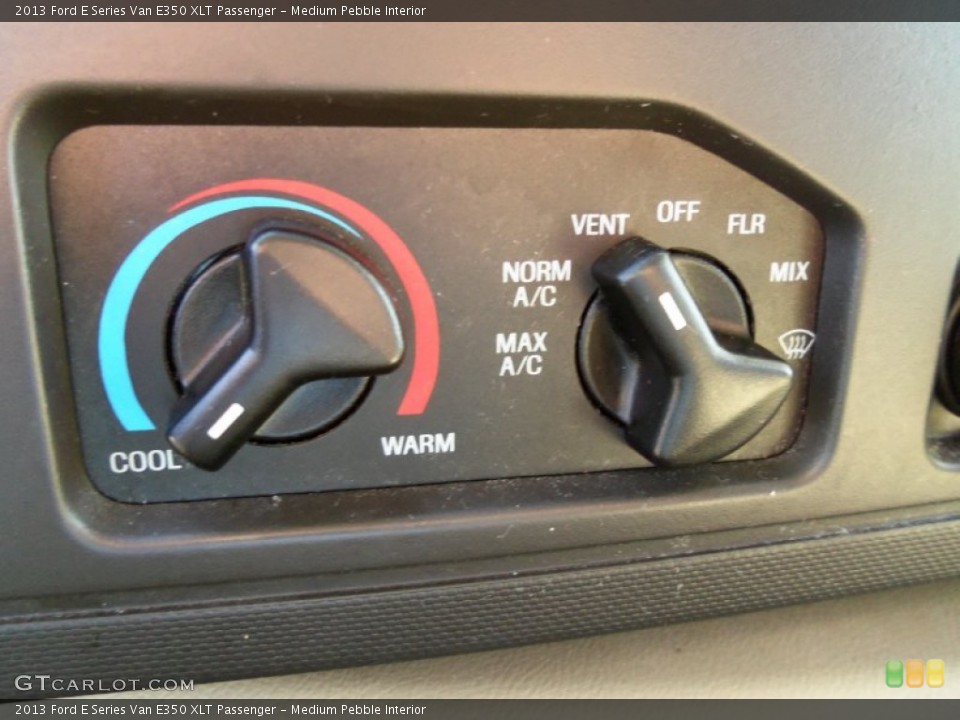Medium Pebble Interior Controls for the 2013 Ford E Series Van E350 XLT Passenger #86148663
