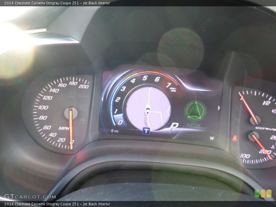Jet Black Interior Gauges for the 2014 Chevrolet Corvette Stingray Coupe Z51 #86149254