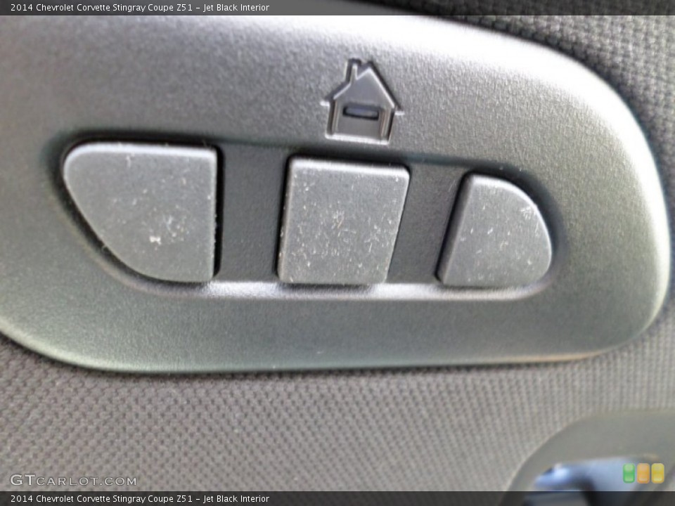 Jet Black Interior Controls for the 2014 Chevrolet Corvette Stingray Coupe Z51 #86149290