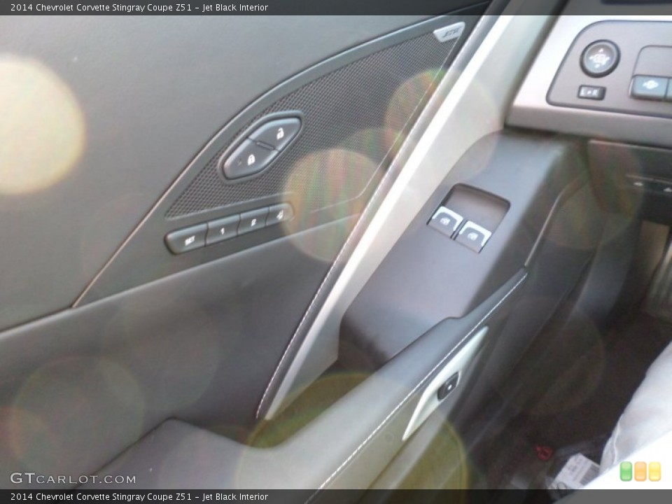 Jet Black Interior Controls for the 2014 Chevrolet Corvette Stingray Coupe Z51 #86149353