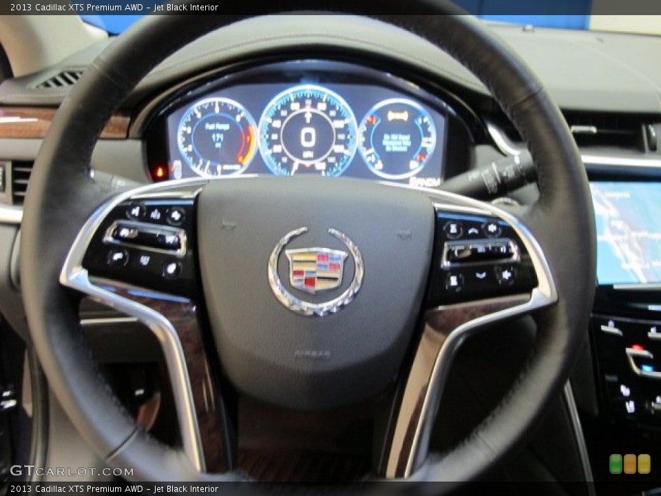 Jet Black Interior Steering Wheel for the 2013 Cadillac XTS Premium AWD #86150282
