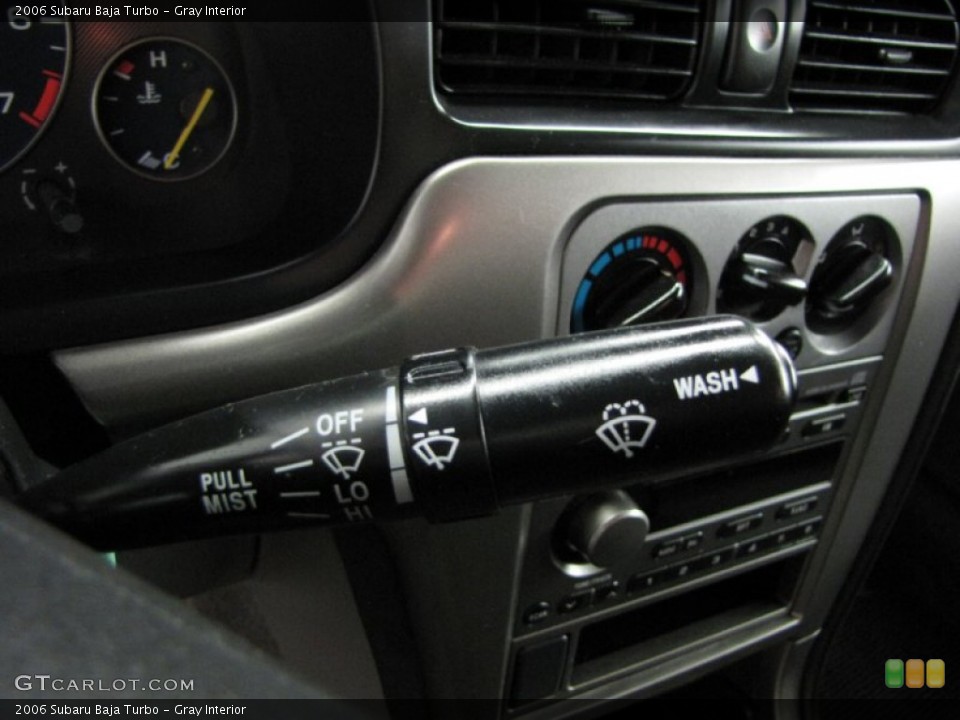 Gray Interior Controls for the 2006 Subaru Baja Turbo #86150370