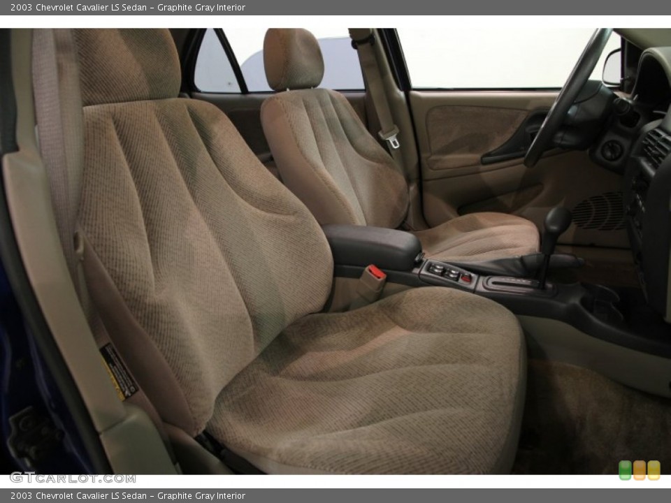 Graphite Gray Interior Front Seat for the 2003 Chevrolet Cavalier LS Sedan #86151015