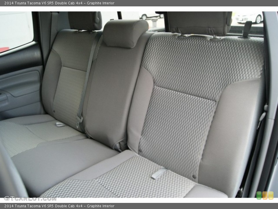 Graphite Interior Rear Seat for the 2014 Toyota Tacoma V6 SR5 Double Cab 4x4 #86152128