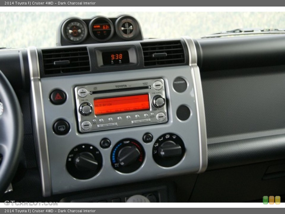 Dark Charcoal Interior Controls for the 2014 Toyota FJ Cruiser 4WD #86152242