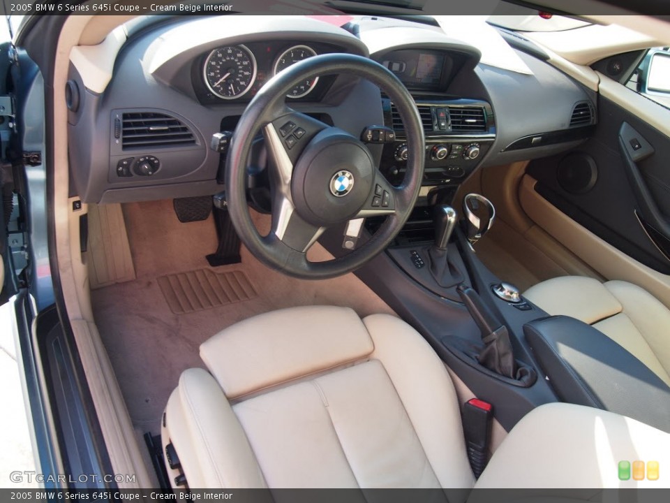 Cream Beige 2005 BMW 6 Series Interiors