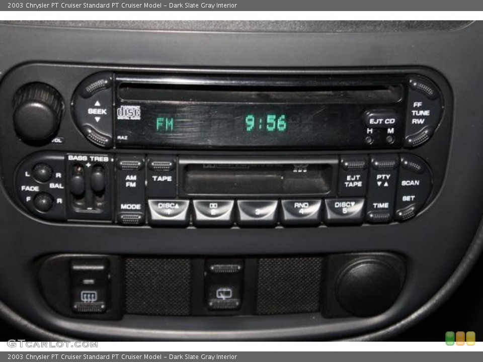 Dark Slate Gray Interior Audio System for the 2003 Chrysler PT Cruiser  #86153709