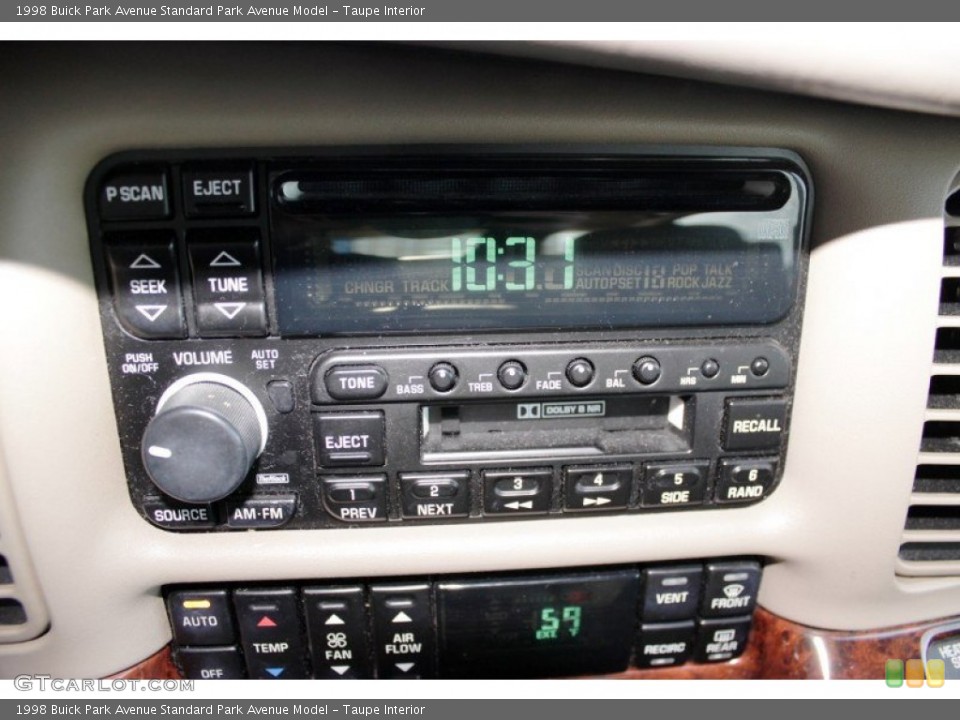 Taupe Interior Audio System for the 1998 Buick Park Avenue  #86154351