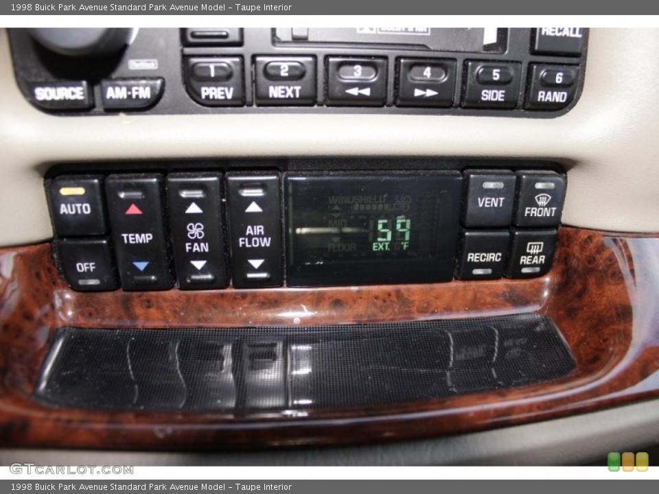 Taupe Interior Controls for the 1998 Buick Park Avenue  #86154432