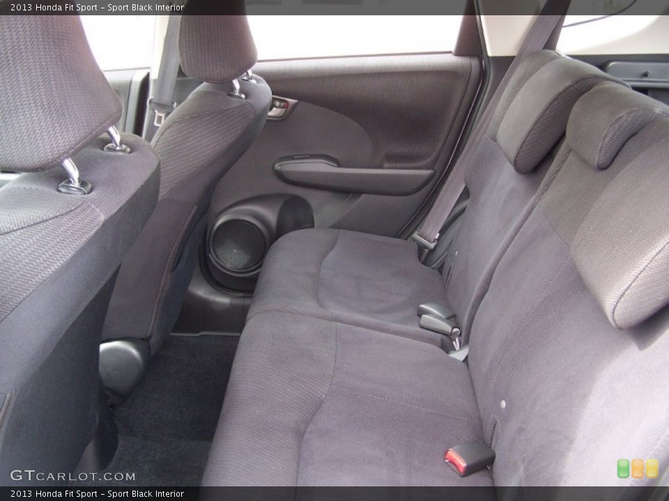 Sport Black Interior Rear Seat for the 2013 Honda Fit Sport #86154888