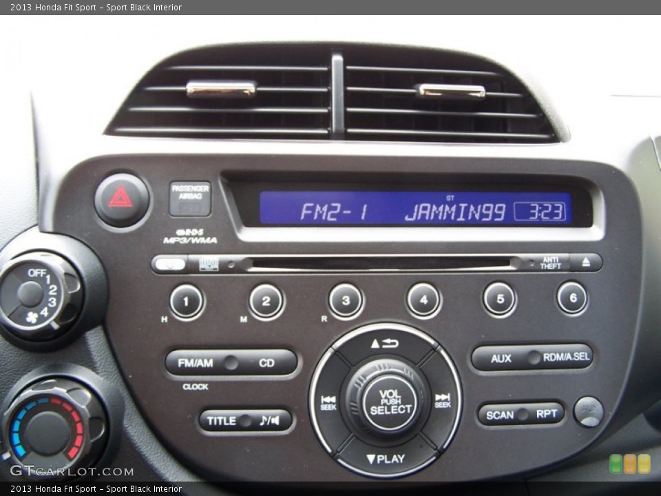 Sport Black Interior Controls for the 2013 Honda Fit Sport #86154918