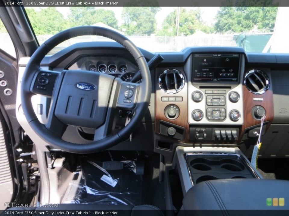 Black Interior Dashboard for the 2014 Ford F350 Super Duty Lariat Crew Cab 4x4 #86156724