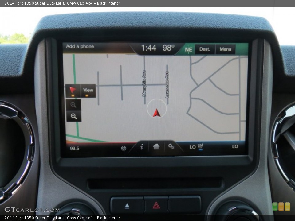 Black Interior Navigation for the 2014 Ford F350 Super Duty Lariat Crew Cab 4x4 #86156733