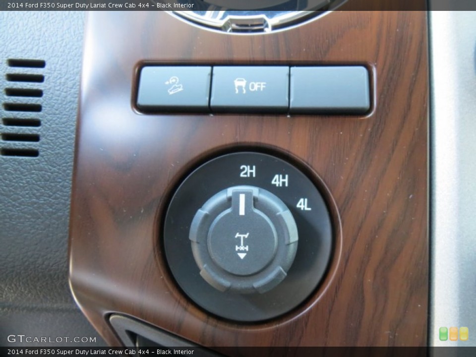 Black Interior Controls for the 2014 Ford F350 Super Duty Lariat Crew Cab 4x4 #86156745