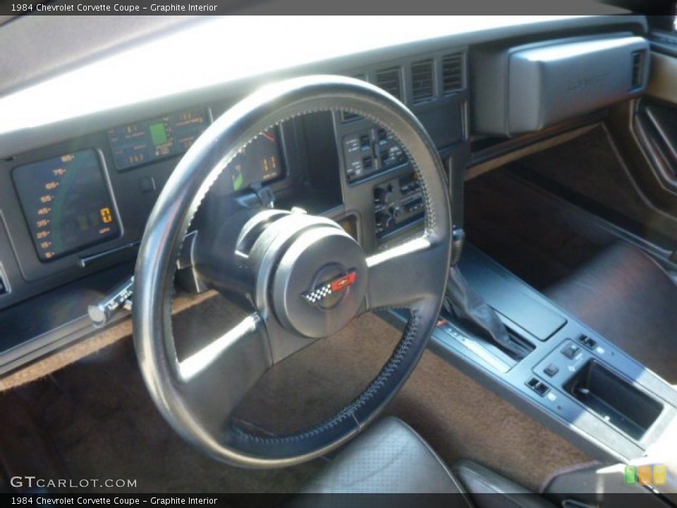 Graphite Interior Dashboard for the 1984 Chevrolet Corvette Coupe #86159744