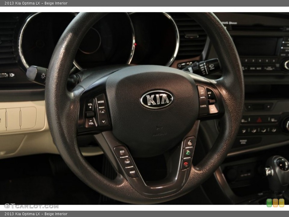 Beige Interior Steering Wheel for the 2013 Kia Optima LX #86160593