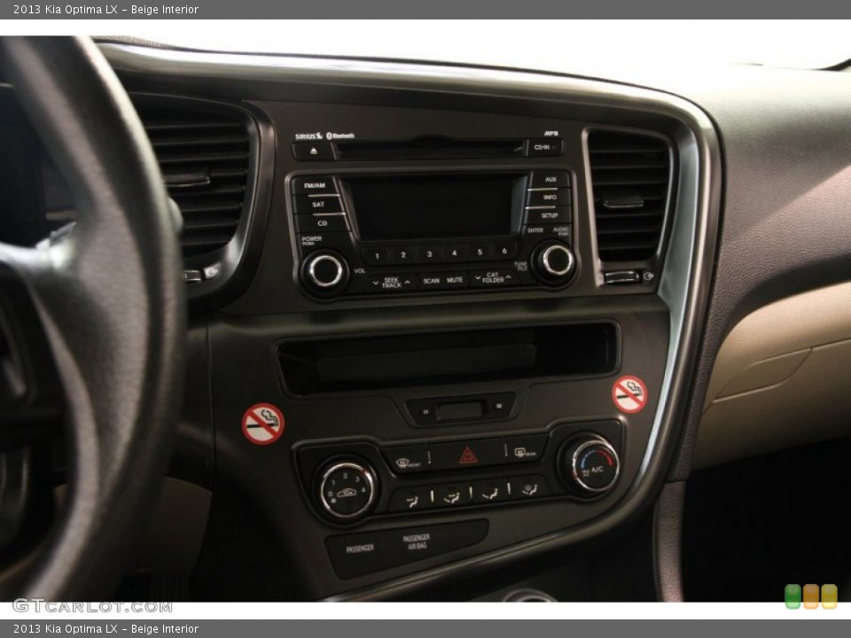 Beige Interior Controls for the 2013 Kia Optima LX #86160638