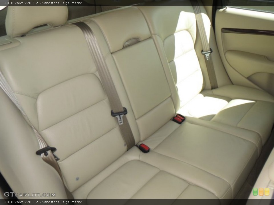 Sandstone Beige Interior Rear Seat for the 2010 Volvo V70 3.2 #86160962