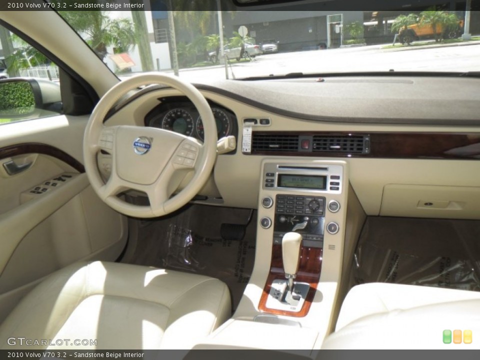 Sandstone Beige Interior Dashboard for the 2010 Volvo V70 3.2 #86160989